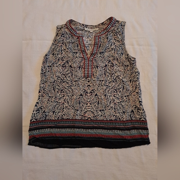 Daniel Rainn women's size small rayon tank top, flowy VGUC - Picture 1 of 7